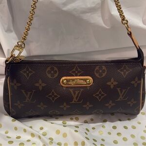 Louis Vuitton Eva Handbag Monogram Canvas Brown